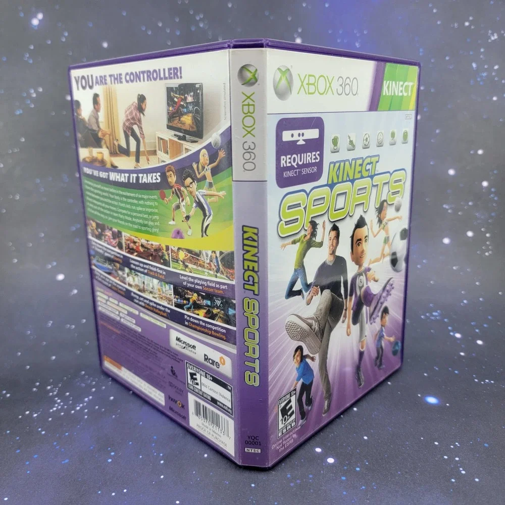 Kinect Sports Xbox 360 Microsoft Game‎ Studios CIB Complete with Manual